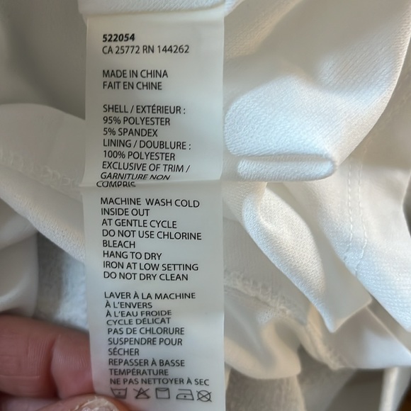 Dex white skater dress size xs item 05-15 - Picture 10 of 10